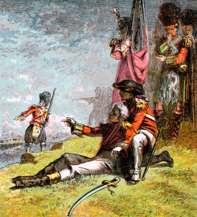 Mort du général Wolfe, 1759 c1850s - Unbekannt