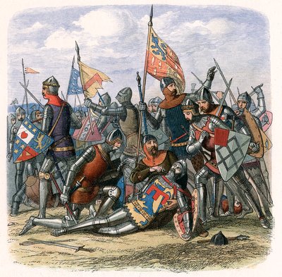 Mort de Henry Percy Harry Hotspur à la bataille de Shrewsbury, 21 juillet 1403, vers 1860 - Unbekannt