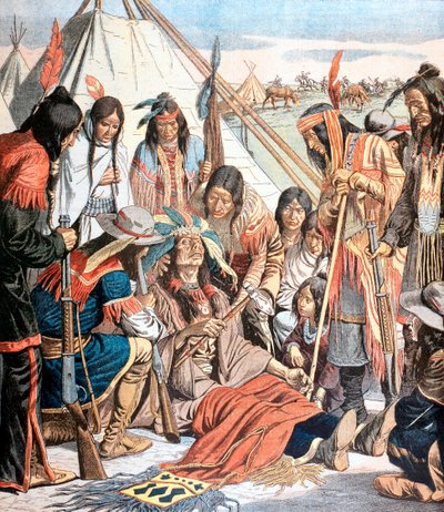 Mort de Joseph, chef des Nez-Perce, 1877-1904 - Unbekannt