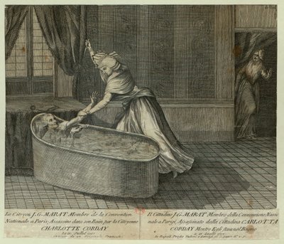 La Mort de Marat, vers 1793 - Unbekannt