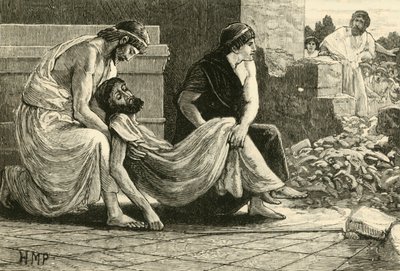 La mort de Pausanias - Unbekannt