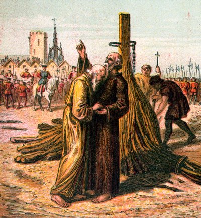 Mort de Ridley et Latimer, 1555, vers 1850 - Unbekannt