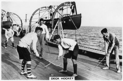 Hockey sur pont à bord du cuirassé HMS Nelson, 1937 - Unbekannt