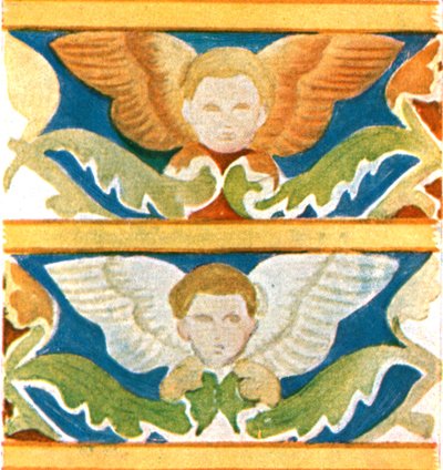 Décoration dans la basilique Saint-François, Assise, Italie, 1928 - Unbekannt
