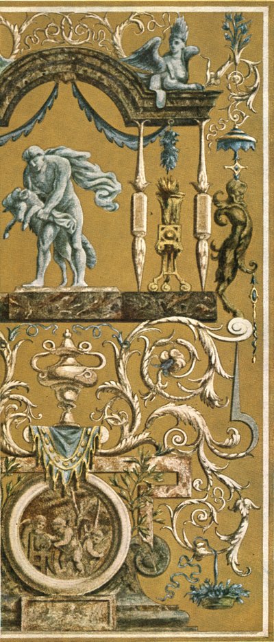 Peinture décorative au Louvre, Paris, France, 1928 - Unbekannt