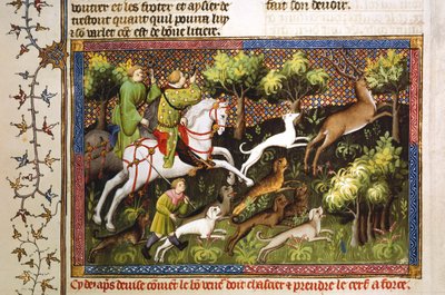 Chasse au cerf, 15ème siècle - Unbekannt
