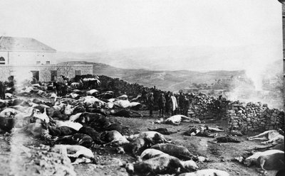 Défense de la citadelle de Rachaya, rébellion druze, Jabal el Druze, Syrie, 1925 - Unbekannt