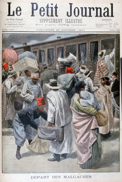 Départ des Malgaches, Exposition Universelle de 1900, Paris, 1900 - Unbekannt