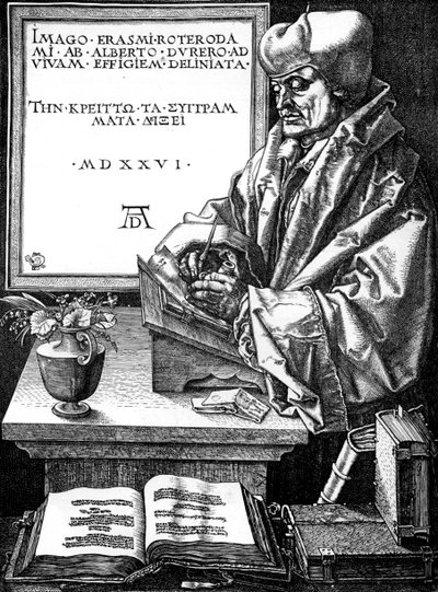 Desiderius Erasmus, auteur, érudit et humaniste néerlandais, 1893 - Unbekannt