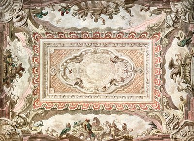 Conception pour une peinture de plafond, Pays-Bas - Unbekannt