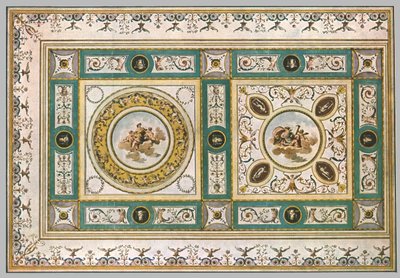 Conception pour un plafond dans un salon, Italie - Unbekannt