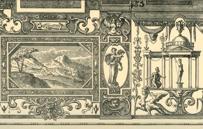 Conception pour une décoration murale ou de plafond dans le goût grotesque, 16ème siècle, 1881 - Unbekannt