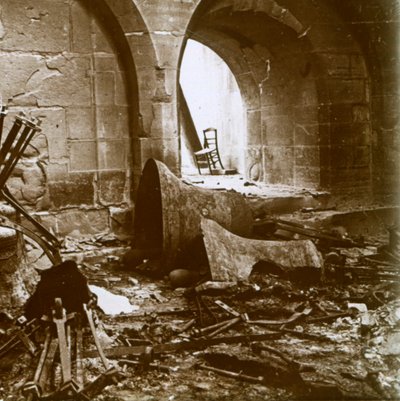 Église détruite, Marne, nord de la France, vers 1914 - Unbekannt