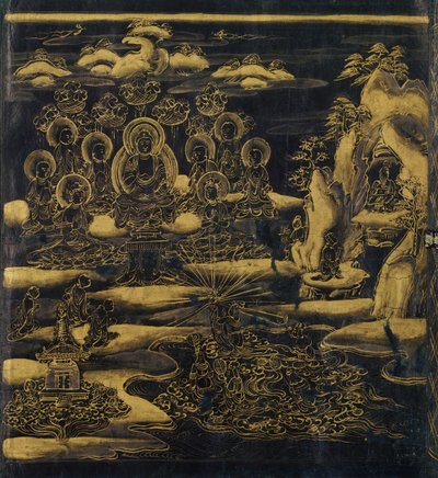 Devadatta, chapitre 12 du Sūtra du Lotus Hoke-kyo, Daibadatta-bon, 12e siècle - Unbekannt