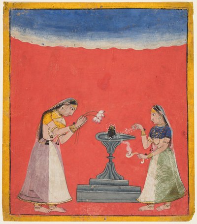 Devangandhari Ragini de Hindola, vers 1700 - Unbekannt