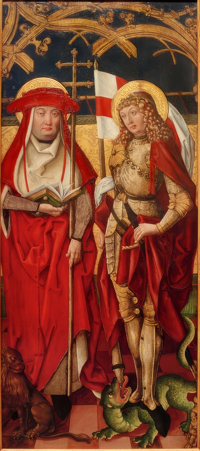Les saints Jérôme et Georges - Unbekannt