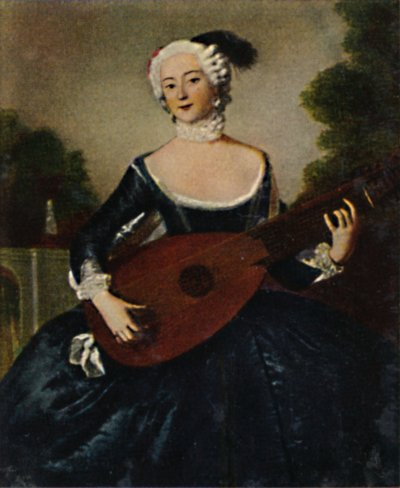 Die Lieblingsschwester Friedr. D. Gr. 1709-1758. - Peinture de Pesne, 1934 - Unbekannt