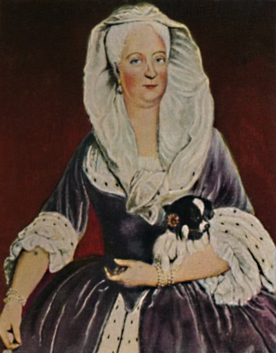 La mère de Frédéric le Grand 1687-1757. - Peinture de Pesne, 1934 - Unbekannt