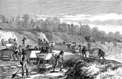 Creusement du canal de Panama, 1888 - Unbekannt