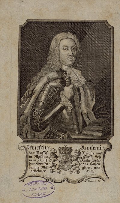 Dimitrie Cantemir 1673-1723, 1771 - Unbekannt
