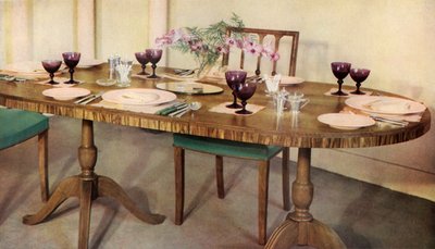 Table à dîner arrangée par Harrods Ltd., Londres, 1937 - Unbekannt
