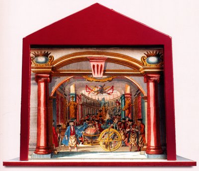 Diorama : Allemagne maçonnique Le Temple des trésors maçonniques, 1750 - Unbekannt