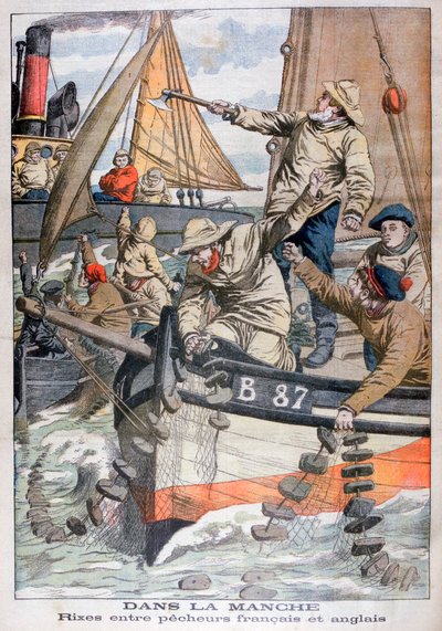 Dispute entre pêcheurs français et anglais dans la Manche, 1904 - Unbekannt