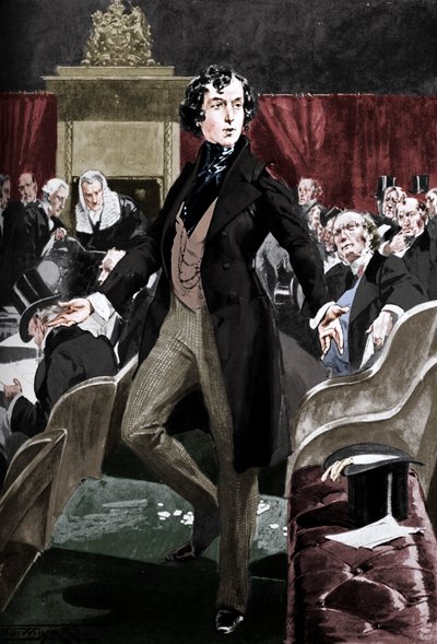 Premier discours de Disraeli à la Chambre des communes, 19ème siècle vers 1905 - Unbekannt