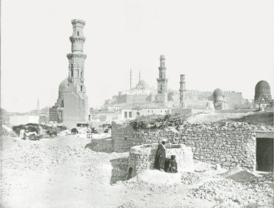 Vue lointaine de la citadelle, Le Caire, Égypte, 1895 - Unbekannt