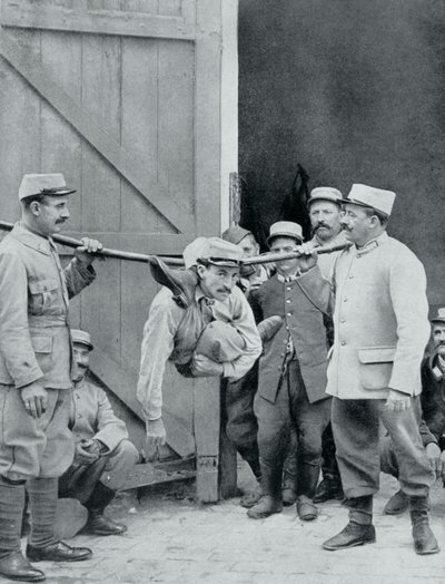 Distractions au front, le serpent humain, France, Première Guerre mondiale, 1915 - Unbekannt