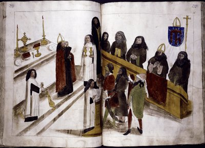 Service divin selon le rite orthodoxe grec de : Chronique du Concile de Constance d