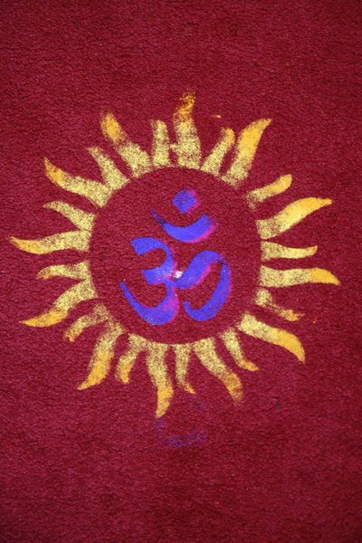 Rangoli de Diwali dans le temple Shirdi Sai Baba, Leicester. Royaume-Uni - Unbekannt