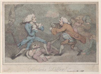 Les médecins diffèrent, 28 novembre 1785 - Unbekannt