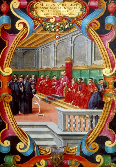 Le Doge de Venise et son conseil, fin du 16e siècle - Unbekannt
