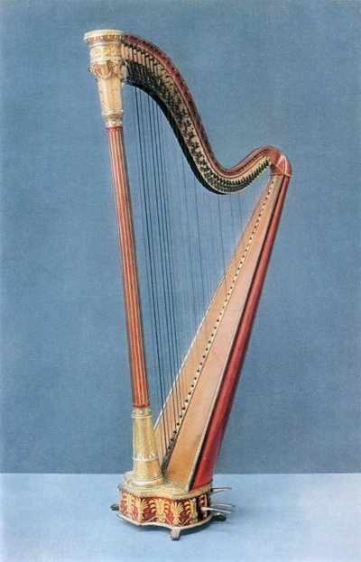 Harpe à double pédale fabriquée par Erard Frères, Paris, milieu du XIXe siècle, 1948 - Unbekannt