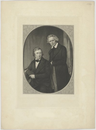Double portrait des frères Grimm - Unbekannt