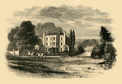 Académie du Dr Glennie, Dulwich Grove, en 1820, vers 1878 - Unbekannt