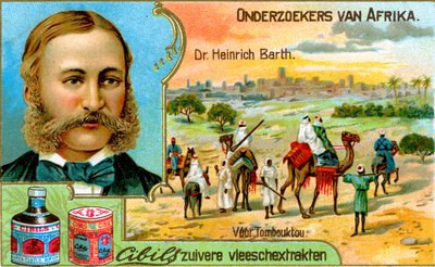 Dr Heinrich Barth, géographe et explorateur allemand, vers 1900 - Unbekannt