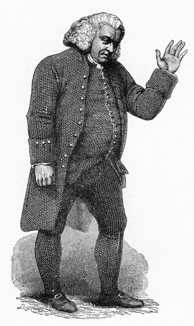 Dr Johnson, homme de lettres anglais, vers 1780 - Unbekannt