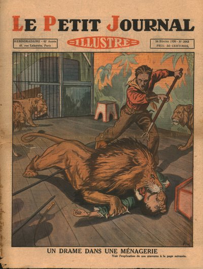 Drame dans une ménagerie, 1930 - Unbekannt