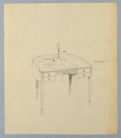 Dessin, Design pour une table d