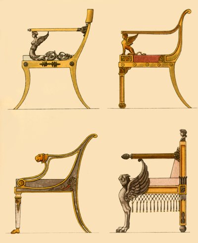 Chaises de salon, 1808, 1946 - Unbekannt