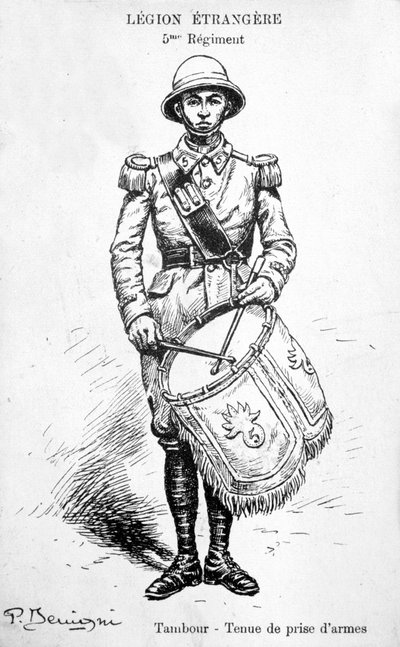 Tambour, 5e régiment de la Légion étrangère française - Unbekannt