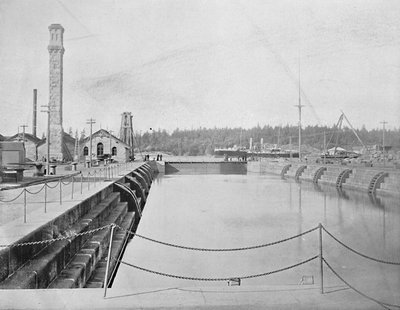Cale sèche à Esquimalt, Colombie-Britannique, c1897 - Unbekannt