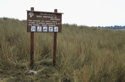 Panneau de protection des dunes - Unbekannt
