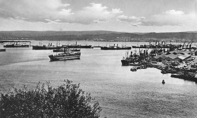 Port de Durban depuis le Bluff, Afrique du Sud - Unbekannt