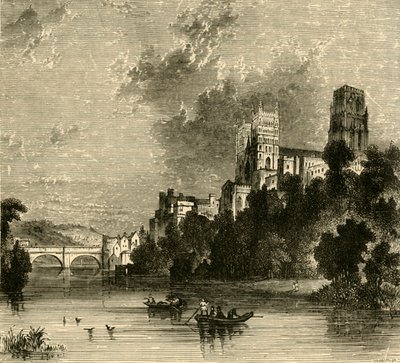 Cathédrale de Durham depuis le sud-ouest, 1898 - Unbekannt
