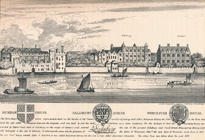 Durham House, Salisbury House et Worcester House, Londres - Unbekannt