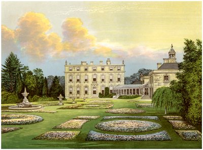Maison Dytchley, Oxfordshire, résidence de Viscount Dillon, vers 1880 - Unbekannt