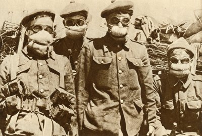 Masques à gaz anciens, Première Guerre mondiale - Unbekannt